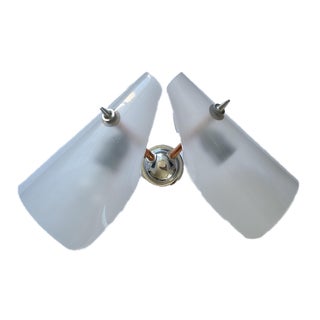 Large Mid-Century Wall Lamp in the style of Stilnovo, Italy, 1962 For Sale