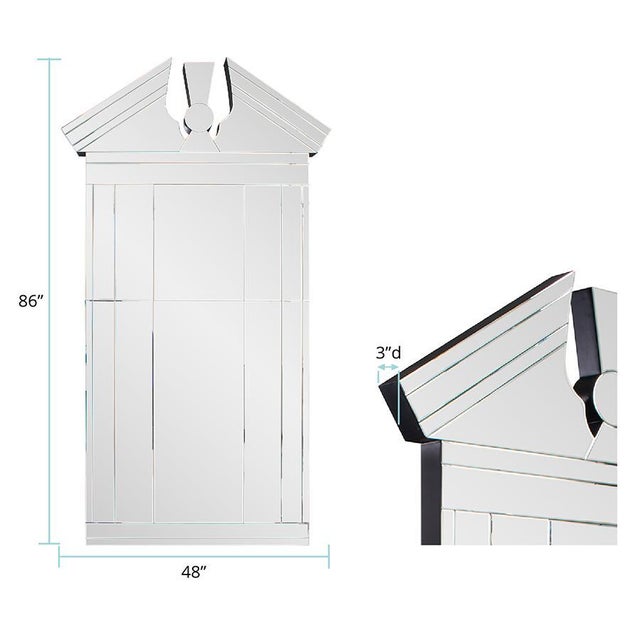 Bostonian Large Mirror For Sale In Chicago - Image 6 of 7