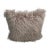 Dusty Pink Mongolian Faux Fur Pillow For Sale
