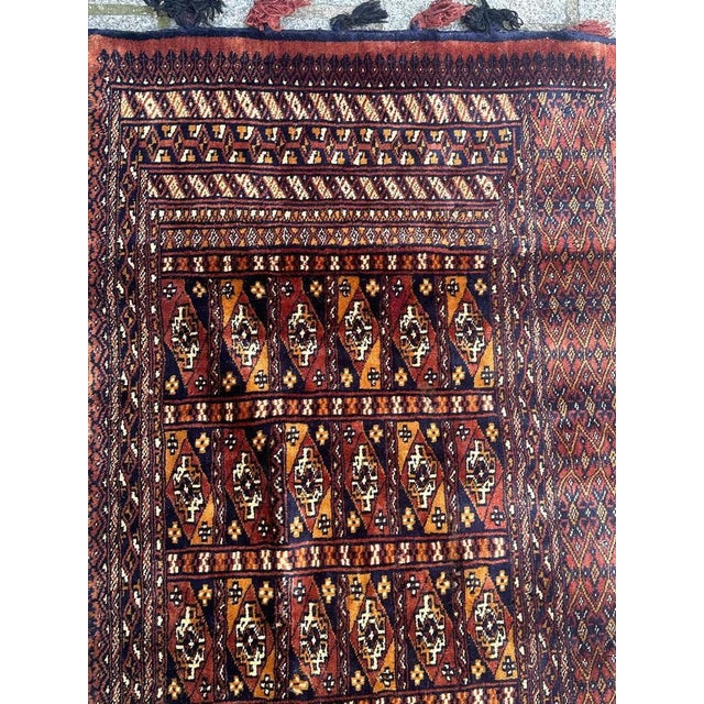 Vintage Turkmen Style Pakistani Chowal Bobyrugs Rug, 1980s For Sale - Image 4 of 18
