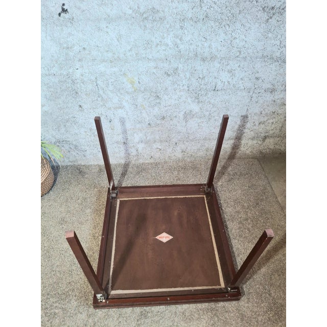 1950s Folding Game Table from Meblutil, 1950s For Sale - Image 5 of 8