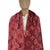 French Louis Vuitton Bright Red & White Thick Wool & Silk Scarf For Sale - Image 3 of 9