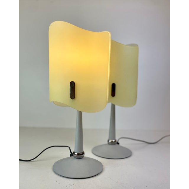 Vintage Italian Opaline Table Lamps, 1990s, Set of 2 For Sale - Image 6 of 18