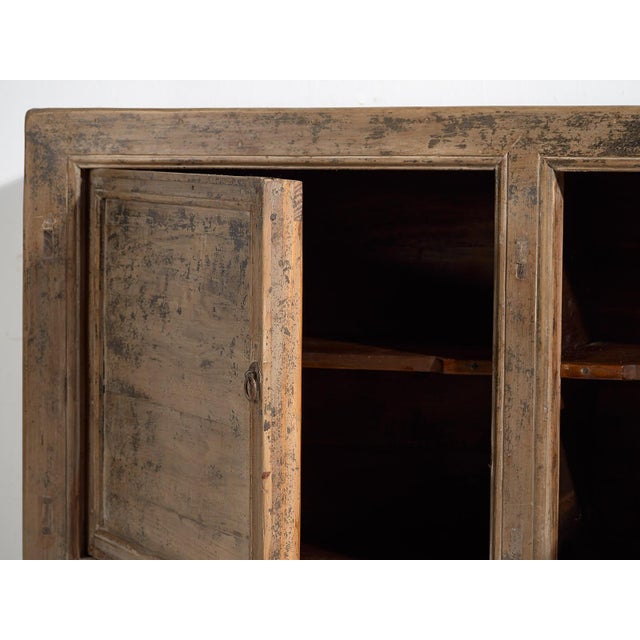 Small Antique Sideboard with Gray Patina, 1900s For Sale - Image 12 of 16