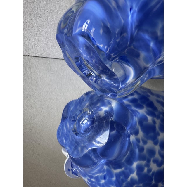 Sculptural Art Glass Bowl, 1990s For Sale - Image 15 of 16