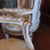 Pair of Swedish Gustavian Style Painted and Gilt Neoclassical Style Armchairs For Sale - Image 10 of 12