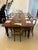 Large Antique Victorian Figured Extendable Dining Table in Mahogany, 1860s For Sale - Image 3 of 17