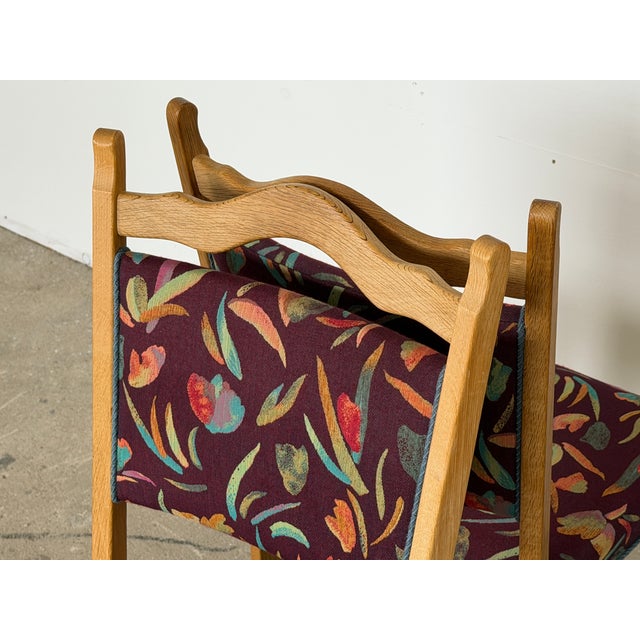 Vintage Danish Oak Dining Chairs, 1960s, Set of 6 For Sale - Image 6 of 9