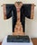 1980's Maitland-Smith Tessellated Stone Kimono With Inlaid Brass Banded Details For Sale - Image 10 of 10