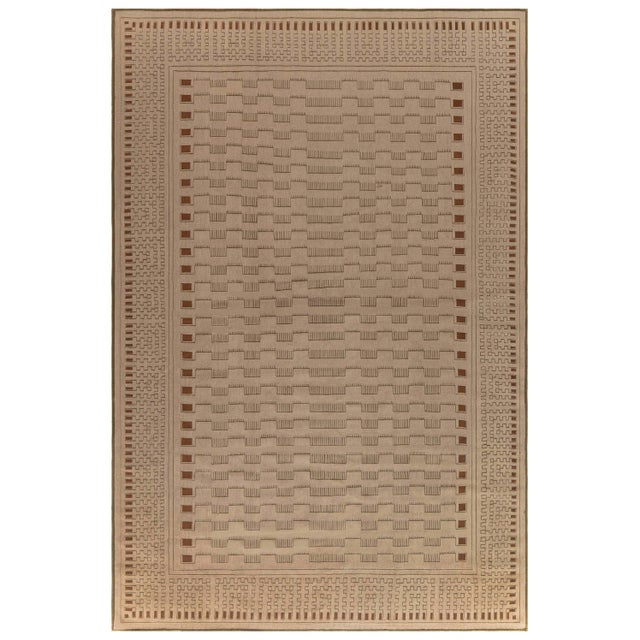 Aubusson Style Rug Designed by Arthur Dunnam for Doris Leslie Blau For Sale