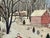 American Mid 20th Century Cuca Romley Winter Solstice Hand Colored Etching Signed Limited Edition Framed For Sale - Image 3 of 11