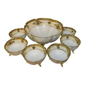 Antique Noritake Nut Dish Set- 7 Pieces