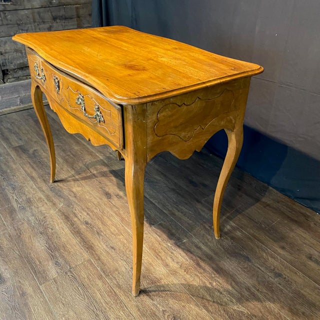 French 19th Century Louis XV Console Table or Side Table For Sale - Image 10 of 12