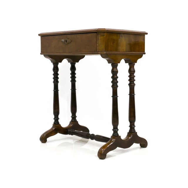 Antique Biedermeier Console Table, 1820s For Sale - Image 9 of 9