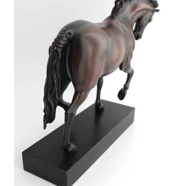Renaissance Giovanni Bologna's Bronzed Medici Horse Sculpture, Tabletop 10.5" For Sale - Image 3 of 11