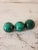 Malachite Carved & Polished Spherical Stones - Set of 3 For Sale - Image 9 of 9