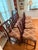 Sold as a set of 8, these solid mahogany Georgian style chairs are from the Baker Furniture Historic Charleston...
