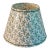 Lampshade Covered in Pretty Coral-Patterned Fabric. For Sale