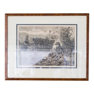 Late 20th Century "Last Day of Harvest" Reproduction Print After Winslow Homer, Framed For Sale
