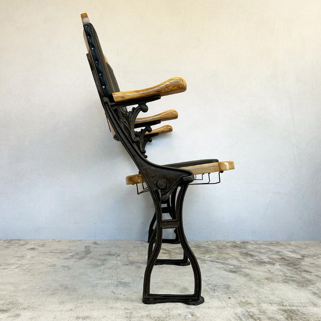 Cast Iron and Bentwood Cinema Seats, 1930s For Sale - Image 6 of 16