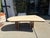 Stone Mid Century Travertine Top Coffee Table With Sculptural Teak Wood Base For Sale - Image 7 of 13