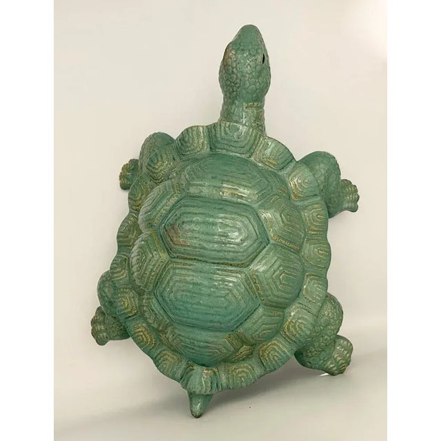 Large Italian Ceramic Turtle, 1960s For Sale - Image 10 of 12