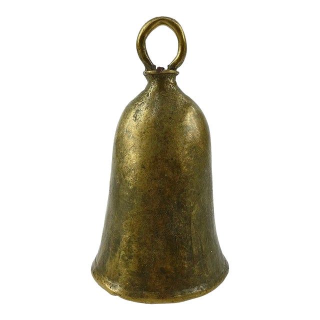 Early 20th Century Benue Brass Bell Nigeria For Sale
