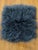 Serena & Lily Silverwood Blue Furry Pillow Cover 100% Tibetan Sheepskin with Cotton Velvet Back 20” x 20” Blue Vintage...