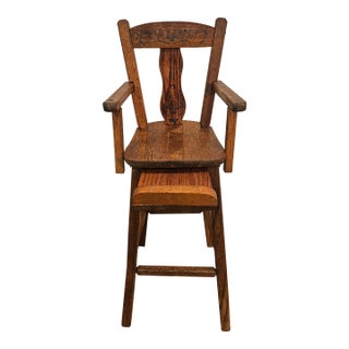 Antique Doll Highchair For Sale