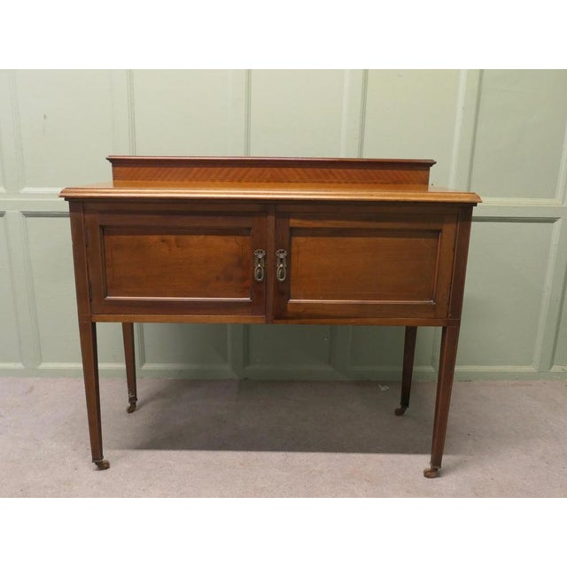 Late 19th Century Late Victorian Walnut Side Cupboard or Dresser, 1880 For Sale - Image 5 of 8