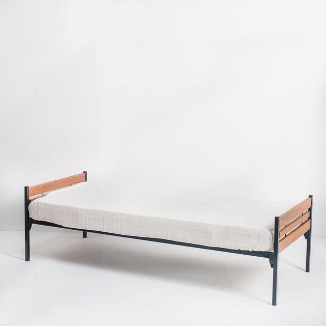 Vintage Dutch Single Bed from Dico Holland, 1970s For Sale - Image 4 of 9