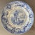 Ceramic Antique 19th Century English Regency Staffordshire Blue Transferware Dinner Plates - Italian Buildings by Ralph Hall Circa 1825 - Set of 5 For Sale - Image 7 of 17