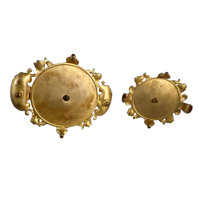 Late 19th Century French Inkwell and Match Holder - Two Piece Set For Sale - Image 11 of 11