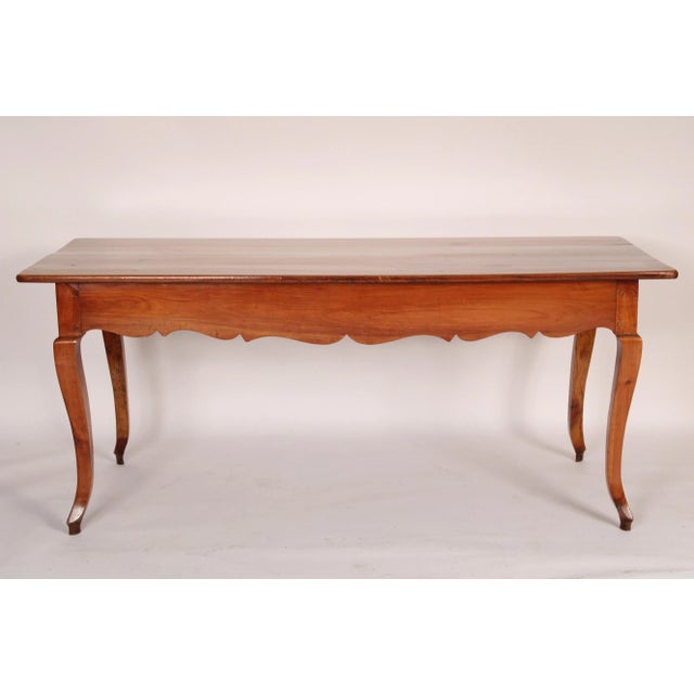 Louis XV Provincial Fruit Wood Writing Table For Sale - Image 4 of 12