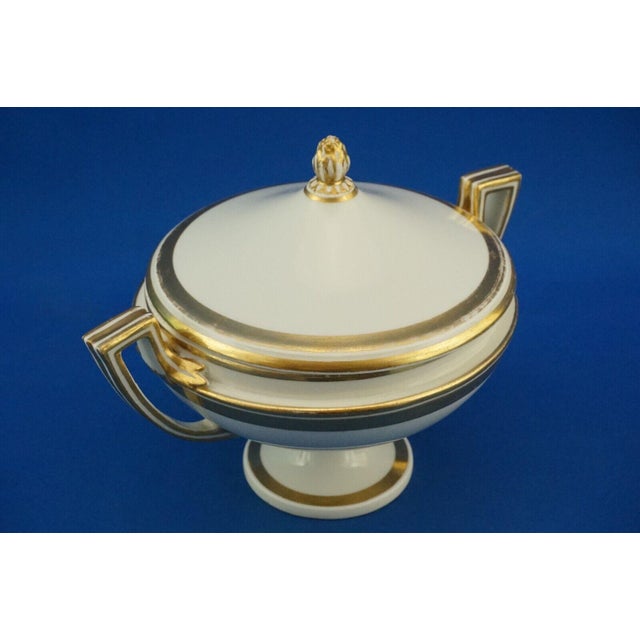 Gold Rococo Potiche Vase in White Porcelain from Imperial House of Vienna, Austria, 1700s For Sale - Image 8 of 18