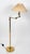 1980s Reading Floor Light in Gilded Brass, 1990s For Sale - Image 5 of 8