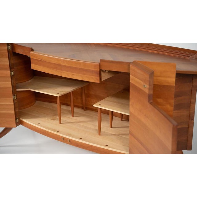 Mid-Century Oval Sideboard from Ceccotti Collezioni For Sale - Image 13 of 16