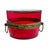 Metal French Ruby Glass Box, Circa 1880 For Sale - Image 7 of 9