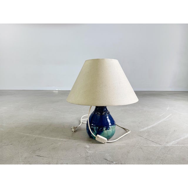Mid-Century Modern Vintage Ceramic Table Lamp, 1960 For Sale - Image 3 of 12