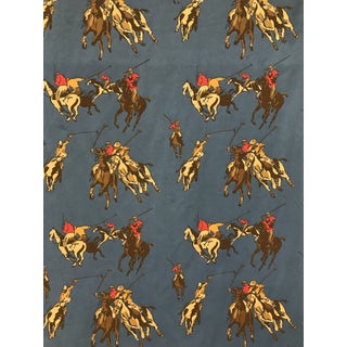 Brunschwig & Fils Cotton Screen Print Windsor Park Michele Geslin Paris Polo Fabric For Sale