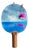 Vera Vizzi, Ping Pong Racket with Ocean Seascape, 2024, Mixed Media For Sale
