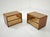 Vintage Bedside Tables in Wood and Bronzed Mirrored Glass, 1970s, Set of 2 For Sale - Image 10 of 18