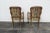 French Carved Large Painted Antique Gold Tall Side Chairs a Pair 6028 For Sale - Image 4 of 14