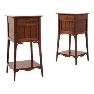 Antique French Bedside Tables, A Pair For Sale