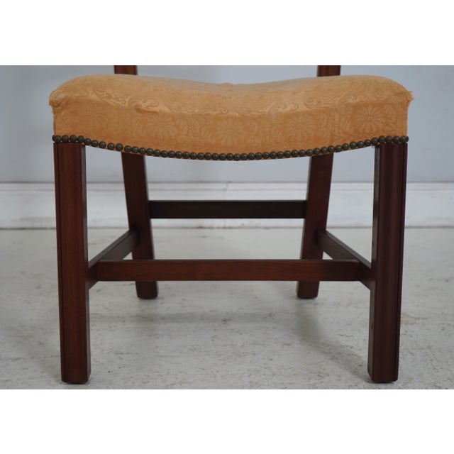 Set of 4 Biggs Mahogany Ribbon Back Dining Chairs For Sale - Image 9 of 18