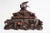 Wood 19th Century Black Forest Swiss Two Tier Jewelry Box with Fox and Bird, 1880 For Sale - Image 7 of 15