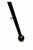 Campaign Vintage Mahogany Wood Coat & Hat Rack With Brass Hooks For Sale - Image 3 of 10