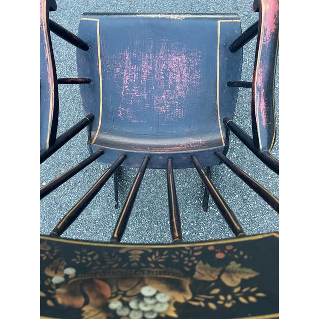 Antique 19th Century Decorated Boston Rocker For Sale - Image 9 of 12