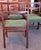 Set of Four Mid Century Modern Teak Frame Dining Chairs, Uk Import c.1960 For Sale - Image 9 of 10