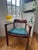 Mid Century Modern Nicos Zographos Ireland Chair With Vibrant Green Cushion For Sale - Image 4 of 6